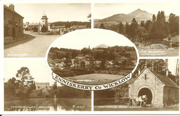 REAL PHOTOGRAPHIC MULTIVIEW POSTCARD - ENNISKERRY - CO. WICKLOW - Wicklow