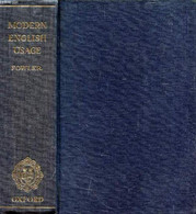 A DICTIONARY OF MODERN ENGLISH USAGE - FOWLER H. W. - 1961 - Wörterbücher