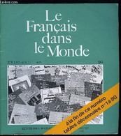 Le Français Dans Le Monde N° 90 - La Pensée Française D'aujourd'hui Par Edouard Morot-sir, Les Touristes étrangers En Fr - Atlanten