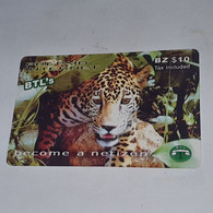 Belize-(BZ-BLT-PRE-0020/a)-(23)-JAGUAR-(bz$10)-(2186722067)-used Card+1card Prepiad/gift Free - Belize