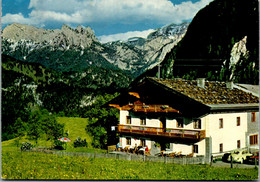 8091 - Salzburg - Unken Berg , Gasthof Pension Dietrichshorn , Ebser - Gelaufen 1976 - Unken