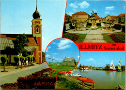 8103 - Burgenland - Illmitz Im Seewinkel , Pfarrkirche , St. Bartholomäusquelle , Schiffhütte Mit Ziehbrunnen , Bootshaf - Neusiedlerseeorte