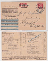 97858 Ganzsachen Postkarte P127/02 Zudruck Louis Heilbronner Briefmarken München - Cartes Postales