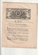 ***  ASSIGNAT *** Assignats  De Dix Sous Par 4 + Loi Relative à La Fabrication Des Assignats EXCELLENT état - ...-1889 Francos Ancianos Circulantes Durante XIXesimo