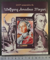 St Thomas 2016 Wolfgang Amadeus Mozart Classical Music Composers S/sheet Mnh - Volledige & Onvolledige Vellen