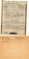 USA 1944 "U.S. POSTAL SERVICE NO.1 1944" Masch.-Stpl. A. V-Mail-Service-Umschlag - 2c. 1941-1960 Covers