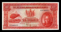 Nueva Zelanda New Zealand 10 Shillings Maori King 1934 Pick 154 MBC/+ VF/+ - Nuova Zelanda