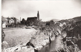 1547) PURGSTALL Mit Ötscher - Kirche M. Haus DETAILS - Sehr Schöne Alte AK - Purgstall An Der Erlauf