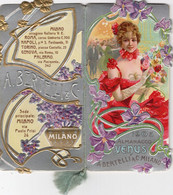 1 Carnet Booklet PARFUM A. Bertilli Calendrier  1905   Almanacco Venus Art Nouveau ZAMPERI Mariani Tamagno - Small : 1901-20