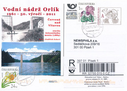 Czech Rep. / Comm. R-label (2019/82) Pisek 1: Anniversary Of Railway Line Tabor-Razice (X0864) - Water