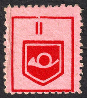 Trade Union Of Hungarian Postmen Postman POST WORKER - Member 1946 HUNGARY Cinderella Label Vignette - Used - Revenue Stamps