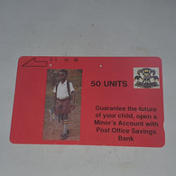 Uganda-(UG-01/4)-P.O-savings Bank-(6)-(50units)-(1992)-(look Out Side And Chip)+1card Prepiad/gift Free - Uganda