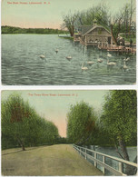 USA 1920 2 Different Coloured Postcards (another Americhrom-Serie) LAKEWOOD - Altri & Non Classificati