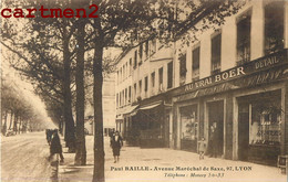 LYON DEVANTURE " AU VRAI BOER " PAUL BAILLE 97 AVENUE MARECHAL DE SAXE COMMERCE CHAUSSURES 69 RHONE - Villeurbanne