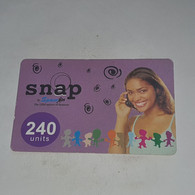 Ghana-(GH-SPA-REF-0006A/2)-snap Lady(55)(2091802933028)(look Out Side And Chip)1card Prepiad/gift Free - Ghana