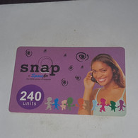 Ghana-(GH-SPA-REF-0006A/3)-snap Lady(56)(9555310121115)(look Out Side And Chip)1card Prepiad/gift Free - Ghana