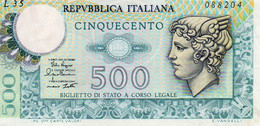 ITALIA 500 LIRE 1979 P-94a2  Xf+ - 500 Lire