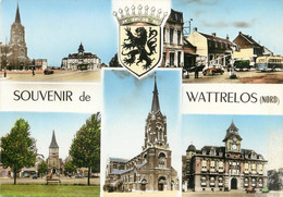 / CPSM FRANCE 59 "Souvenir De Wattrelos" - Wattrelos