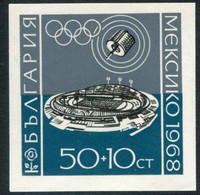 BULGARIA 1968 Olympic Games Block  MNH / **.  Michel Block 22 - Ongebruikt