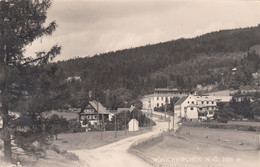 1839) MÖNICHKIRCHEN A. Wechsel - Straße Mit Haus Details Links Unt Alpenhotel LANG Voraus - ALT !!! 15.5.1952 - Wechsel