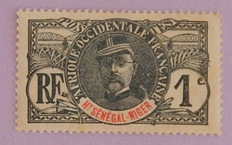 HAUT SENEGAL ET NIGER YT 1  NEUF*MH "GENERAL FAIDHERBE"  ANNÉE 1906 - Unused Stamps