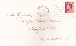 GREAT BRITAIN : USED COVER : YEAR - 1936 : BOOKED FROM STRETORD, MANCHESTER - Lettres & Documents