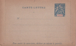 NOUVELLE-CALEDONIE   ENTIER POSTAL/GANZSACHE/POSTAL STATIONARY  CARTE-  LETTRE - Entiers Postaux