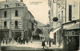 St Girons * La Rue Gambetta * Maison François FERRE * Coiffeur * Débit De Tabac Tabacs - Saint Girons