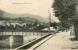 St Girons * Avenue De Lédar * Pont Du Chemin De Fer Sur Le Lez * Usine Cheminée - Saint Girons