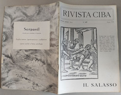 RIVISTA  DI MEDICINA CIBA  -   IL SALASSO N. 47 ( CART 77) - Health & Beauty