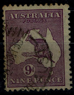 AUSTRALIA 1913 KANGAROO MI No 12 USED VF!! - Oblitérés