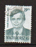 Tod Von Ministerpräsident Joszef Antall  1993  Mi 4273 - Used Stamps