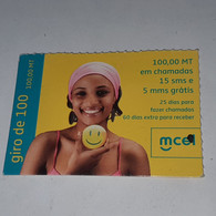 Mozambique-(MZ-MCE-REC-0007A)-(14)-Giro De 100-(49540547920168)-(10/12/2010)-used Card - Moçambique