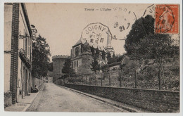 YONNE-Toucy - L'Eglise  CIRCULEE  21 07  1904 PEU CONNUE - Toucy