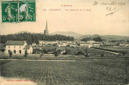 Mirepoix * Vue Générale De La Commune Et La Gare * Ligne Chemin De Fer - Mirepoix