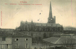 Mirepoix * Vue Sur L'église St Maurice * Les Halles Halle - Mirepoix