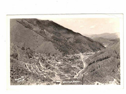 Wallace, Idaho, USA, Silver Mining Town, 1947 Real Photo Postcard - Autres & Non Classés