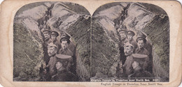 A2078- ENGLISH SOLDIERS TROOPS NORTH SEA BATTLE WAR ARMY  PHOTO STEREOSCOPES PHOTOGRAPHY - Stereoskope - Stereobetrachter