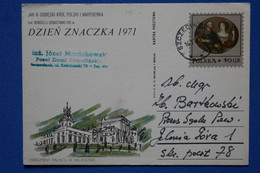 O11 POLOGNE BELLE CARTE 1971 VOYAGEE  SZCZECINEK POUR   + AFFRANCH. PLAISANT .A VOIR - Andere & Zonder Classificatie