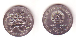 DDR Gedenk Münze 20 Mark Gebrüder Grimm 1986 Stgl. - Autres & Non Classés