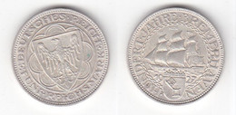 5 Mark Silber Münze 100 Jahre Bremerhaven 1927 A Jäger 326 (118906) - Other & Unclassified