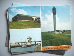 Nederland Holland Pays Bas Lelystad Met Toren En Sluis - Lelystad