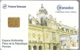 CARTE-PUCE-WEB-CFT1-FRANCE TELECOM-ESPACE RENNES-TBE-RARE - Sonstige & Ohne Zuordnung