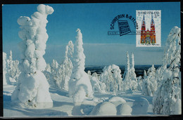FINLAND 1997 CHRISTMAS MAXIMUM CARDS VF!! - Maximumkaarten