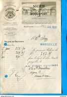 "ROQUEFORT SOCIETE" Facture Illustrée De 1938+lettre De Change Afférente Acquittée 2 Fiscaux De 60 - Covers & Documents