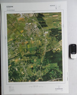 STEKENE SINT-JANSTEEN KAPELLEBRUG HEIKANT TROMPST HULST GROTE-LUCHT-FOTO ©1990 48x67cm ORTHOFOTOPLAN PHOTO AERIENNE R638 - Stekene