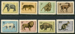 BULGARIA 1966 Sofia Zoo MNH / **.  Michel 1618-25 - Unused Stamps