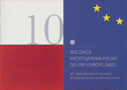 POLAND 2014 Mini Booklet, 100th Anniversary Of Poland's Accession To The European Union EU, UE, FDC + Stamp MNH ** - Cuadernillos