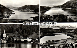 8600 - Kärnten - Ossiachersee , Annenheim , Sattendorf , Ossiach , Mehrbildkarte - Gelaufen - Ossiachersee-Orte