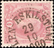 SUÈDE / SWEDEN / SVERIGE - 1890 - " FLEN-ESKILSTUNA " Railway Ds On Mi.38 / Facit 45 - Used Stamps